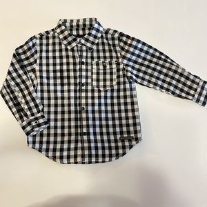 Hudson Jeans - Boys Gingham Button Down Shirt